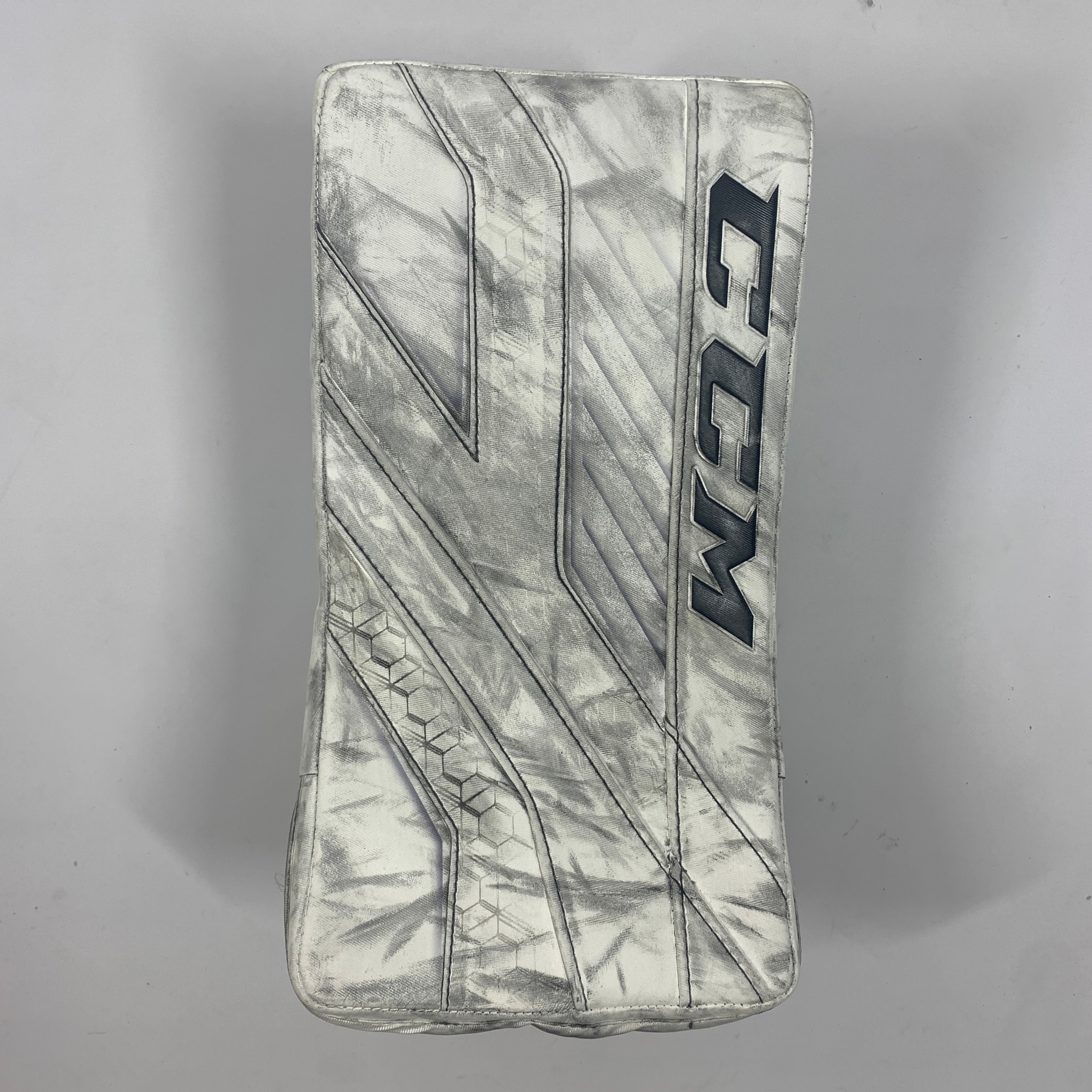 CCM Axis - Bloqueur de gardien de but Pro Stock d'occasion (blanc)